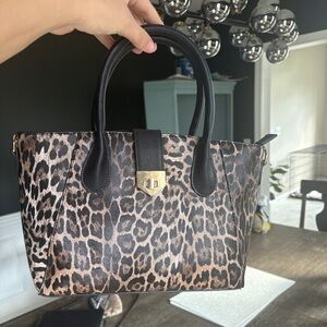 Leopard Print Women's Handbag